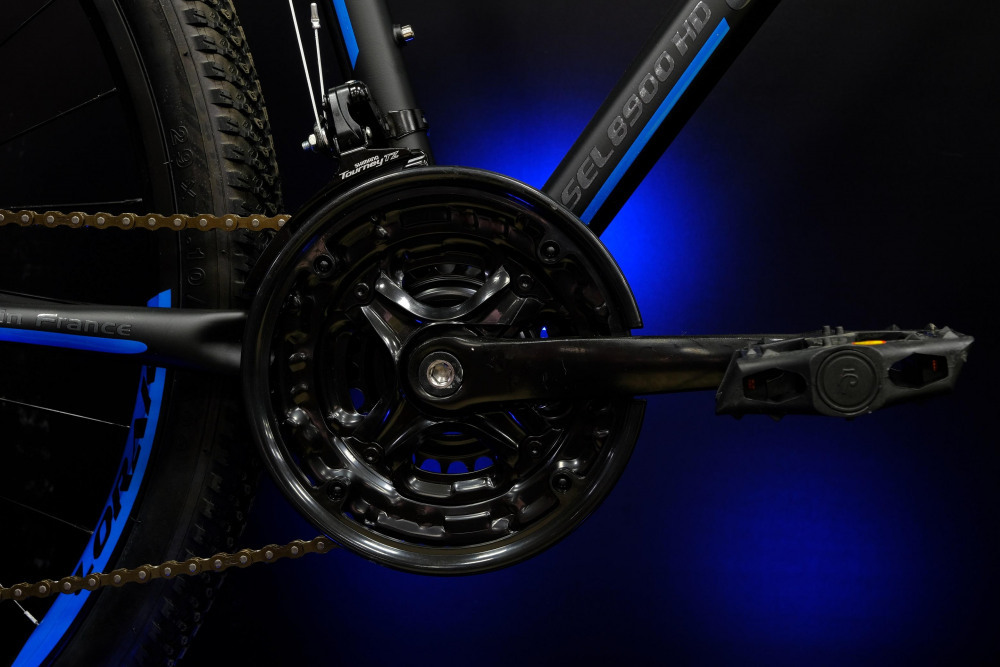 Lorak Sel 8900 HD Чёрный/Синий Матовый 17р (на рост 155-173)