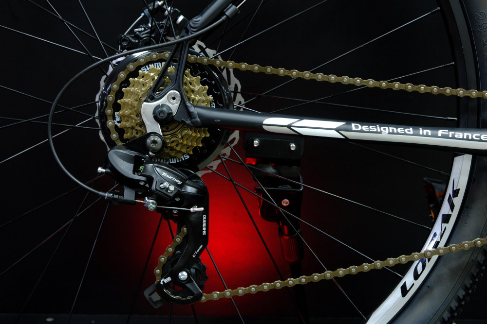 Lorak Sel 8800 Матовый Чёрный/Белый 19р (на рост 171-182)