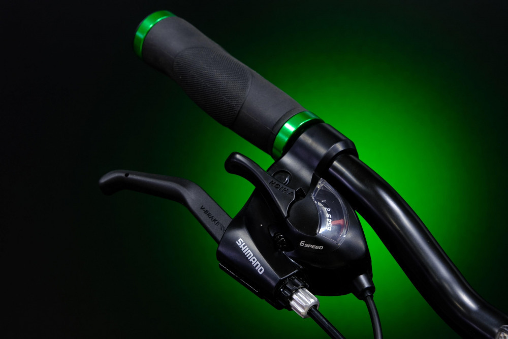 Lorak Dynamic 24 18sp Матовый Чёрный/Зелёный