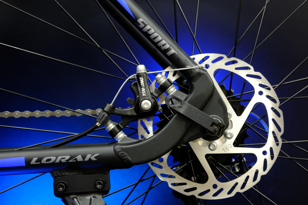 LORAK M-07 Prom Матовый Чёрный/Синий 21р (на рост 183-190)