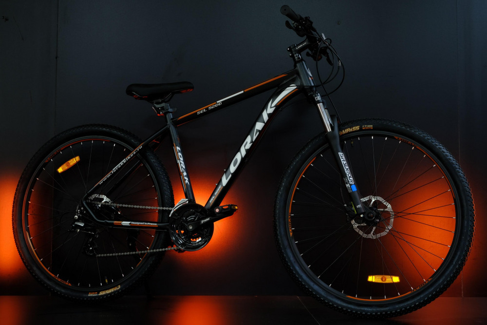 Lorak Sel 9200 Матовый Чёрный/Коричневый 17р (на раму 155-173)